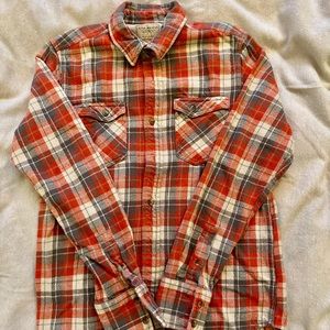 Nudie Jeans plaid button-up shirt (size S)
